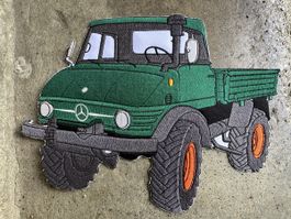 Mercedes Unimog Traktor Diesel Schlepper Aufnäher Patch 