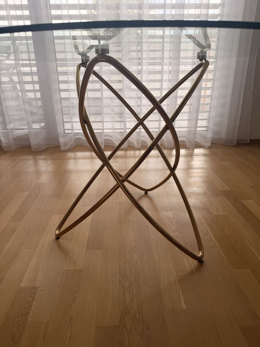 Kare Tavoli: Runder Glastisch von Kare Design – Usato da Hägendorf venduto da fufj11
