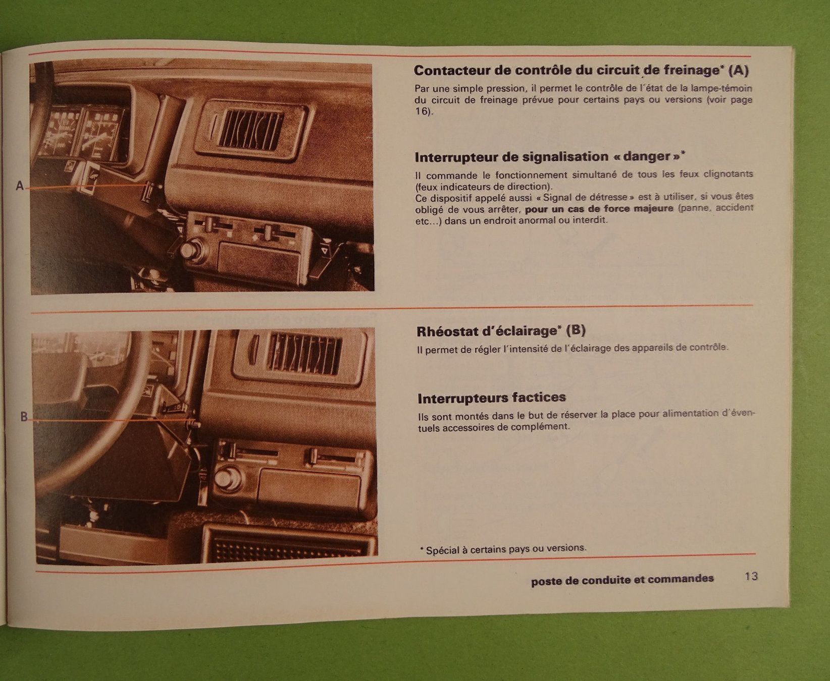 Documenti: RENAULT 5 CONDUITE ET ENTRETIEN 1978 – Usato da Grüningen venduto da Kartensammler 3