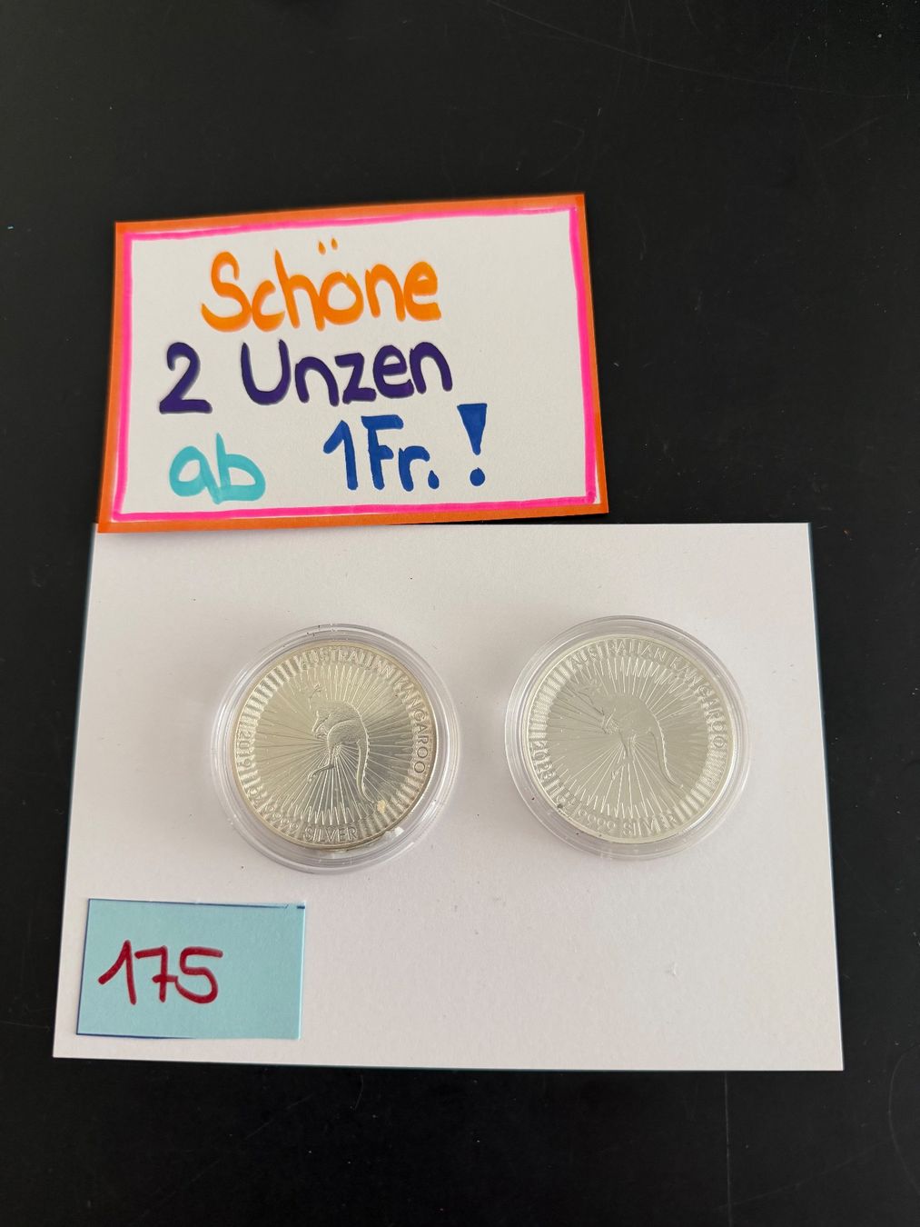 Tutti le monete: Schöne 2 Unzen – Usato da Engi venduto da kasi09