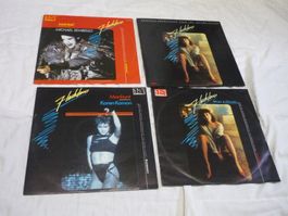 4x Vinyl Pop Flashdance - Raritäten 80s Schallplatte Sound