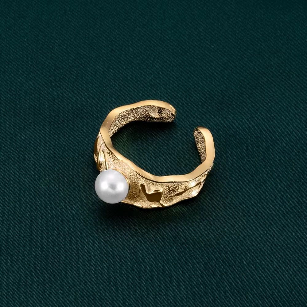 Ringe: Bague dorée avec perle fine – Neu und originalverpackt aus St-Maurice von Sandrinette123 3