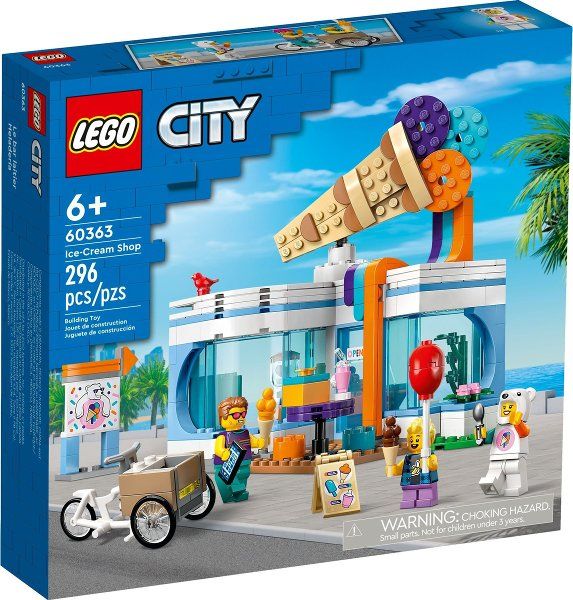 Lego Kit di costruzioni: LEGO City 60363 Ice-Cream Shop – Nuovo e nell'imballaggio originale da Basadingen venduto da NekoBricks