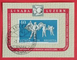 BLO31) W32, Sonderblock LUNABA, Sonderstemp K t. 180.-