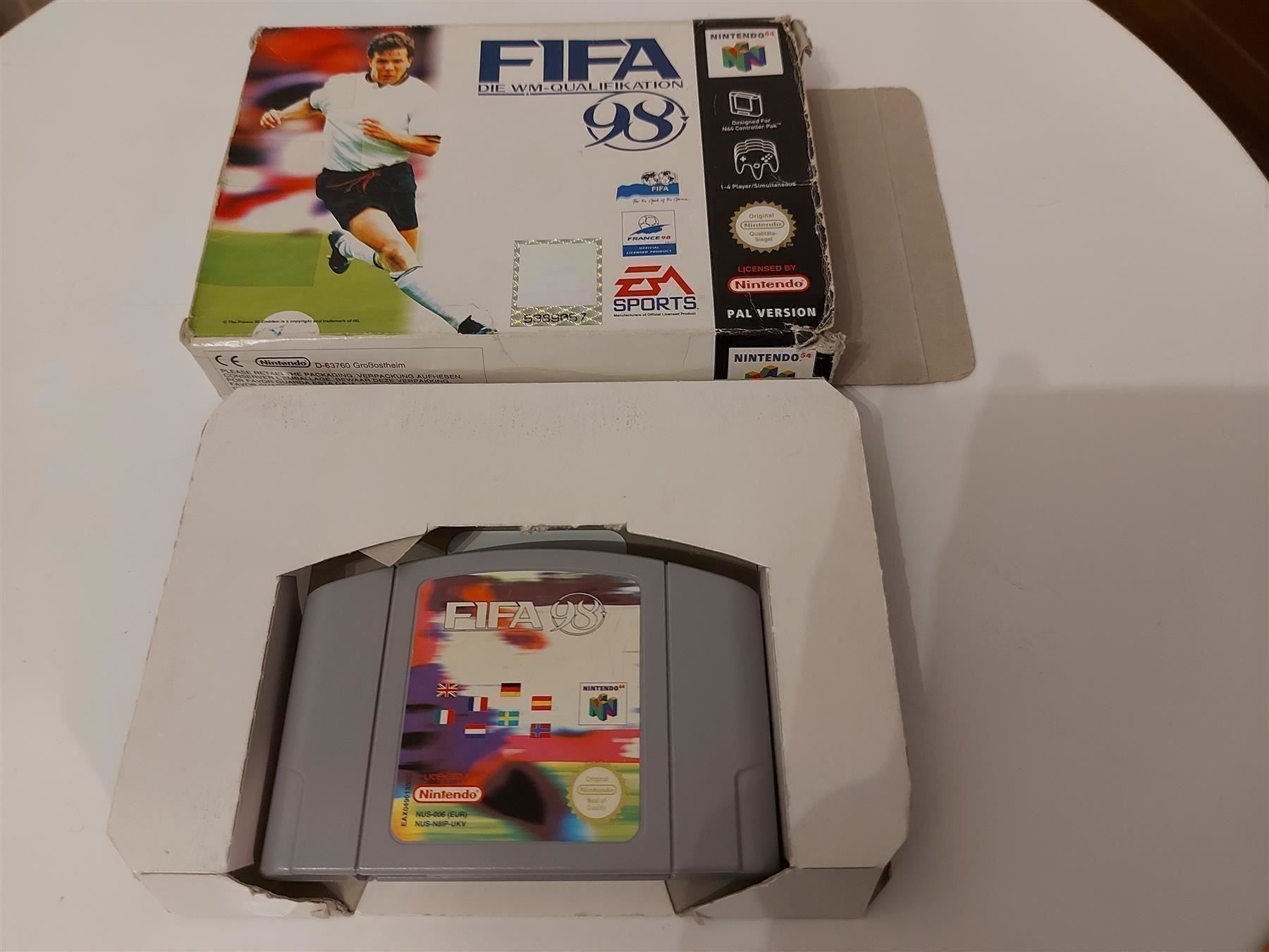 Spiele: FIFA 98 Nintendo 64 N64 OVP – Gebraucht aus Aarau von Kaesekuchen2000