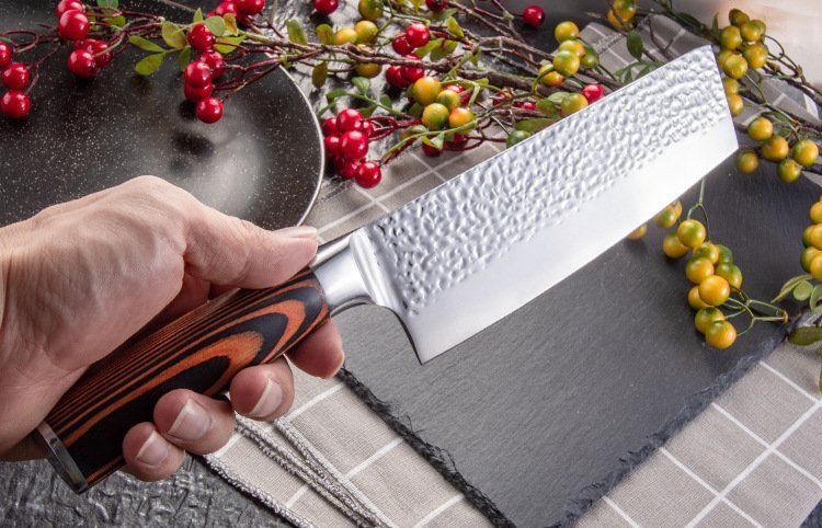 Coltelli da cucina: Küchenmesser, Koch japanisches messer, damaskus hammermuster – Nuovo e nell'imballaggio originale da Oberentfelden venduto da ase_sk8n 2
