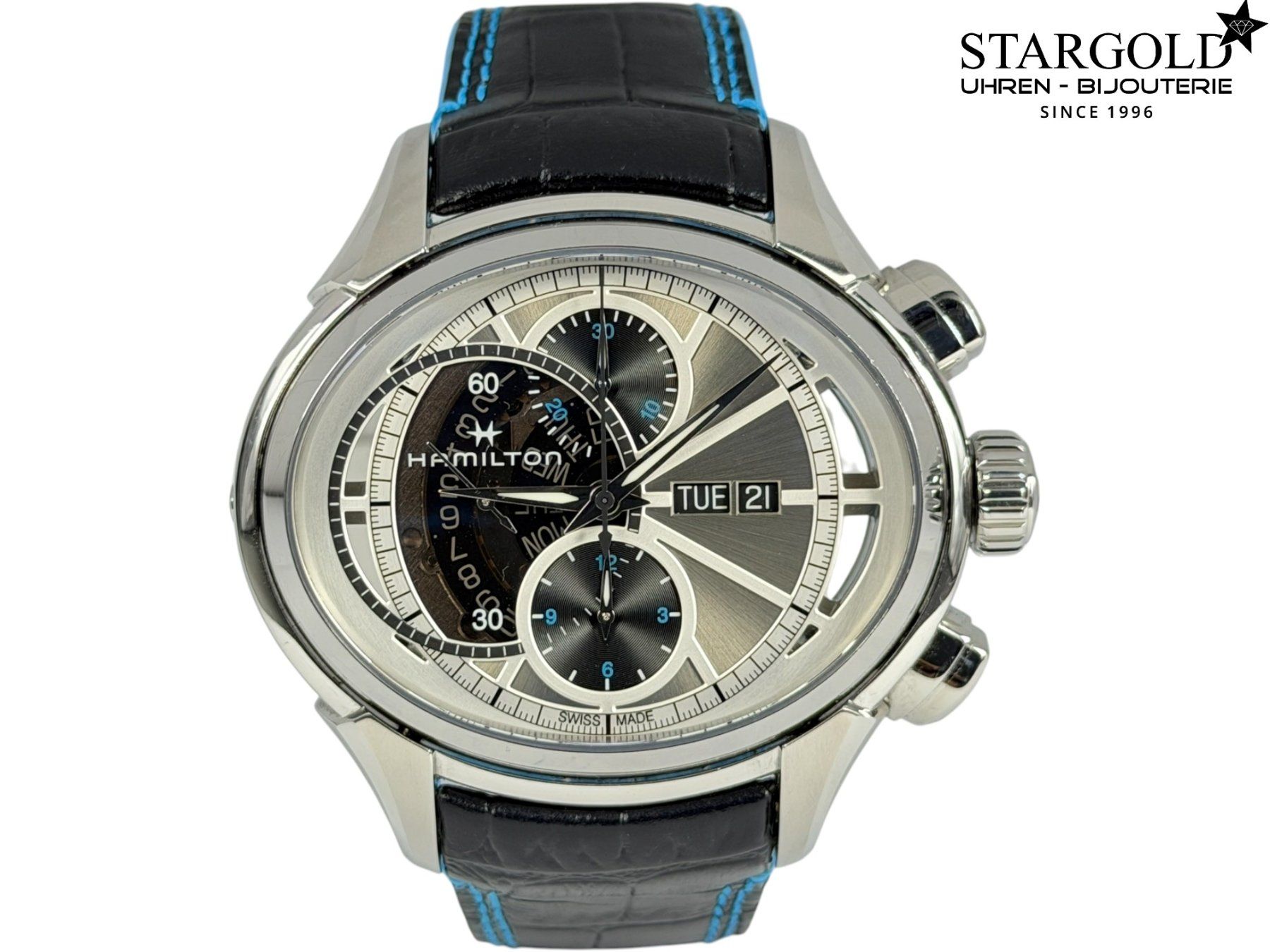 Hamilton Orologi: Hamilton Jazzmaster Auto Chrono - H32866781 – Usato da Zürich venduto da Stargold-Uhren