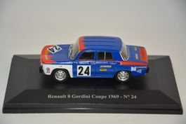 Renault 8 Gordini # 24 Coupe 1969 , 1:43