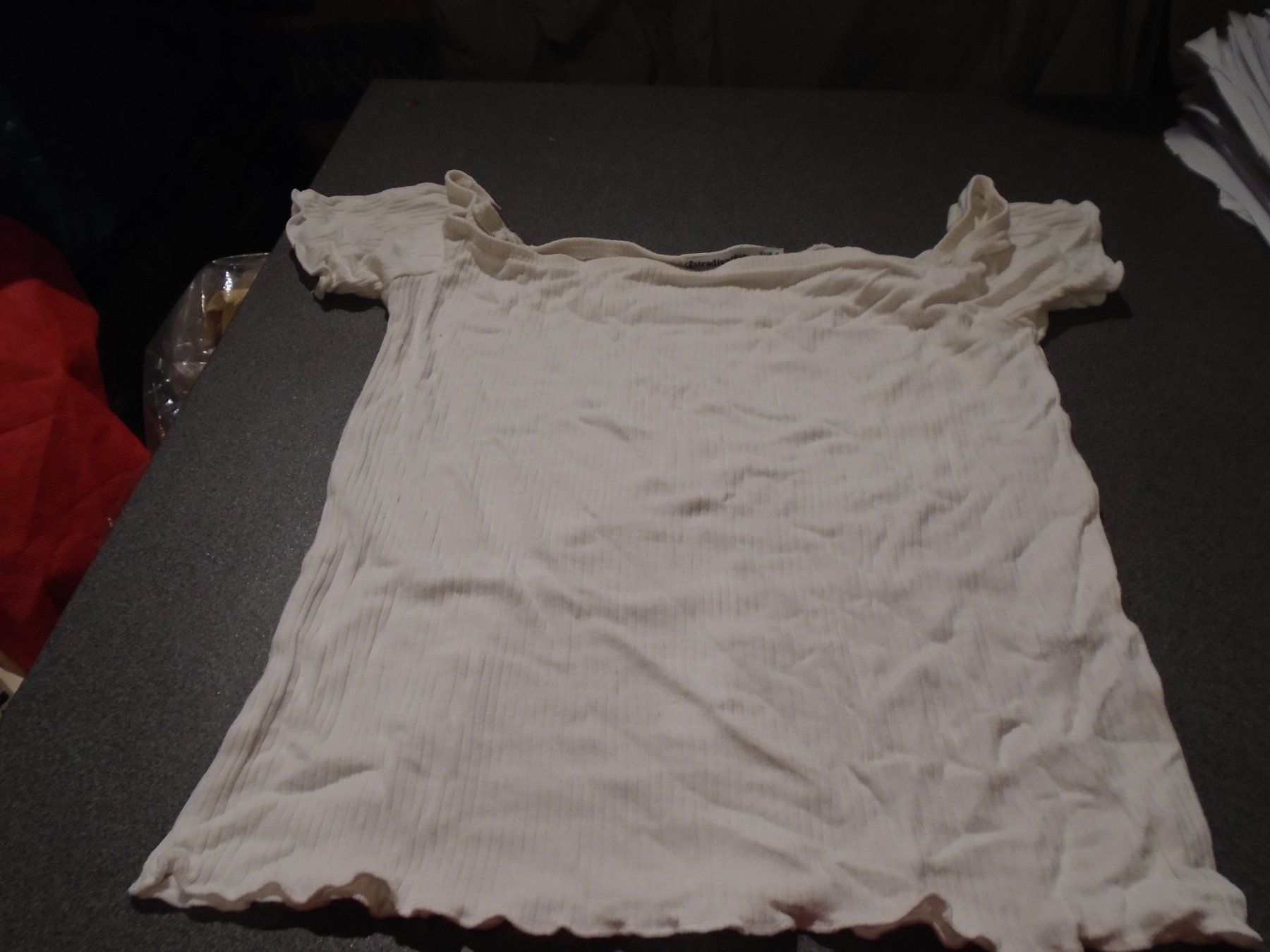 Stradivarius T-shirt: T-Shirt Grösse S, Stradivarius, weiss – Usato da Zürich venduto da Motzkuh