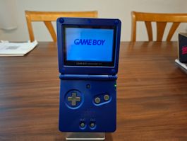 Gameboy Advance SP Blau revidiert (refurbished)