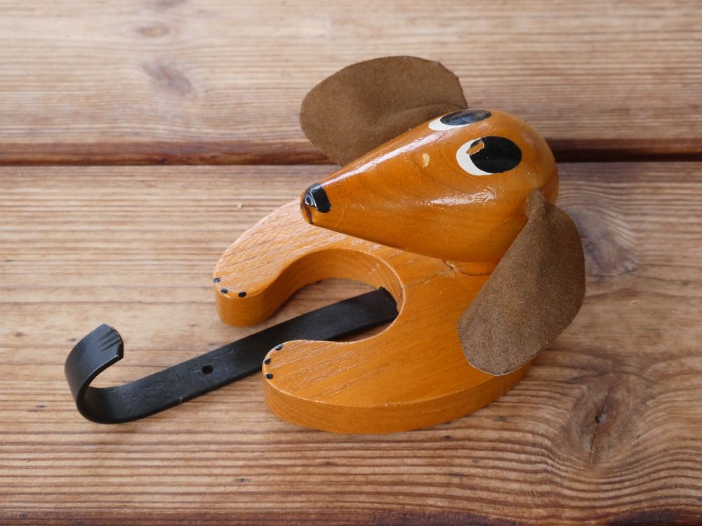 Garderobenhaken Dackelkopf WONNY | Kaufen auf Ricardo