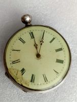Alt Sammler Schlüssel Cylinder Taschenuhr, 4 Rubinen