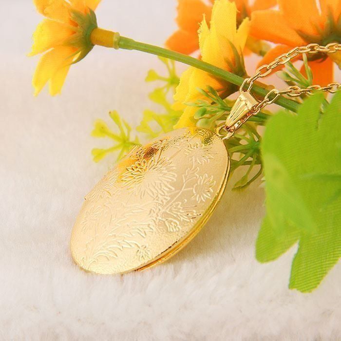 Ciondoli: Amulett mit Kette (vergoldet) – Nuovo e nell'imballaggio originale da Mund venduto da Takeit2 4