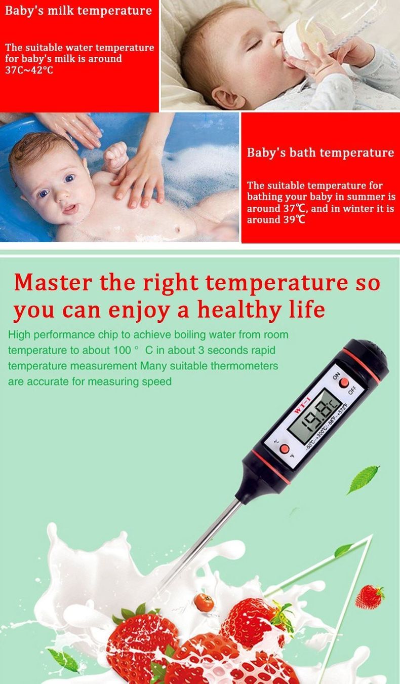Altro per la casa: Thermomètre cuisine numérique Digitales Küchenthermometer – Nuovo e nell'imballaggio originale da Delemont venduto da Superchoice 6