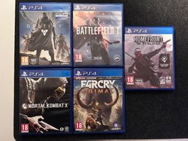 Action & Shooter PS4 Bundle (6 Spiele)