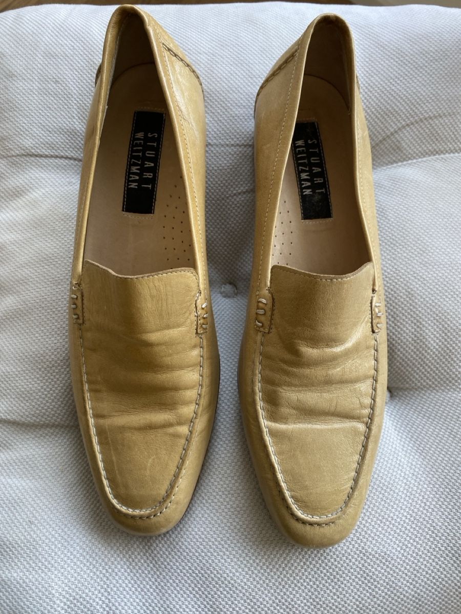 Stuart Weitzman Damenschuhe: Loafers Stuart Weitzman Beige Grösse 38 – Neu (gemäss Beschreibung) aus Erlenbach ZH von renata-c 1