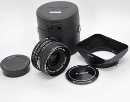 Konica Hexanon AR 28mm f3.5 komplett Set