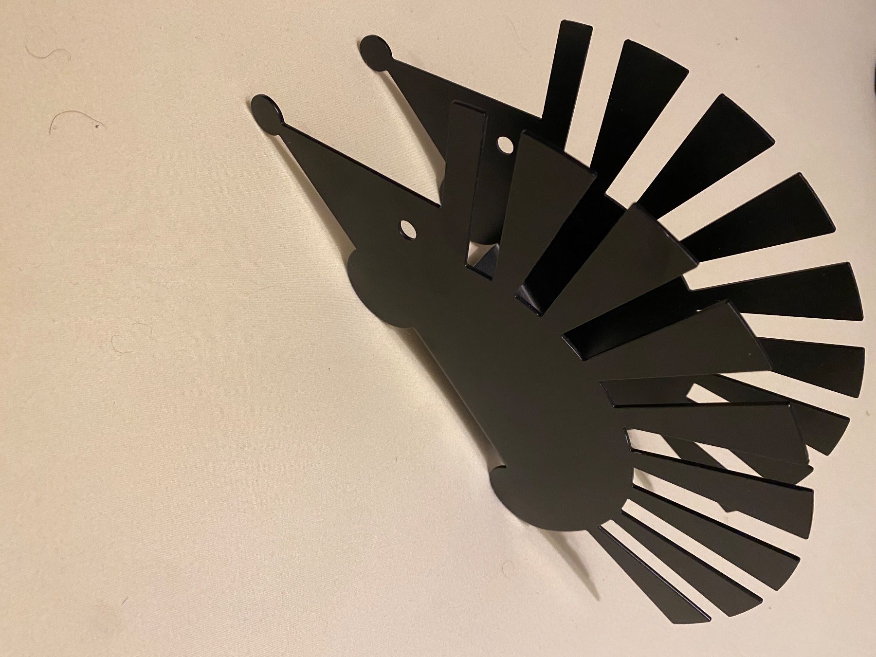 Servietten: Serviettenhalter schwarz Igel 🦔 form – Gebraucht aus Zermatt von Oli4.c 2