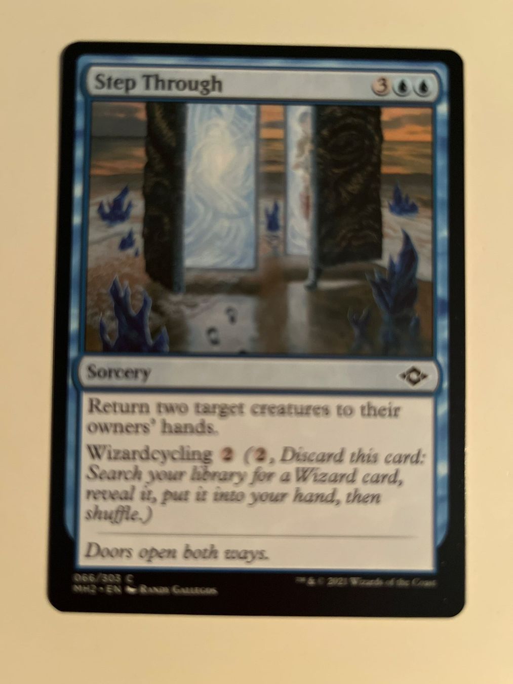 Magic The Gathering Carte collezionabili: 1 x Step Through- Magic: The Gathering - MtG – Usato da Kriens venduto da Shadi1980