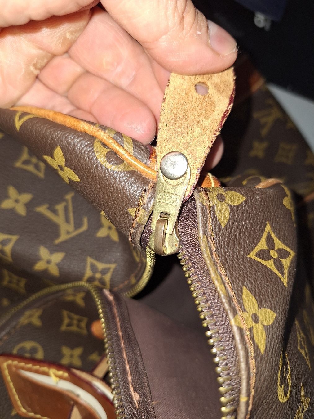 Louis Vuitton Taschen: Borsa Louis Vuitton Keepall 45 Monogram Tela Marrone Usata – Gebraucht aus Colla von ali_j8dj 2