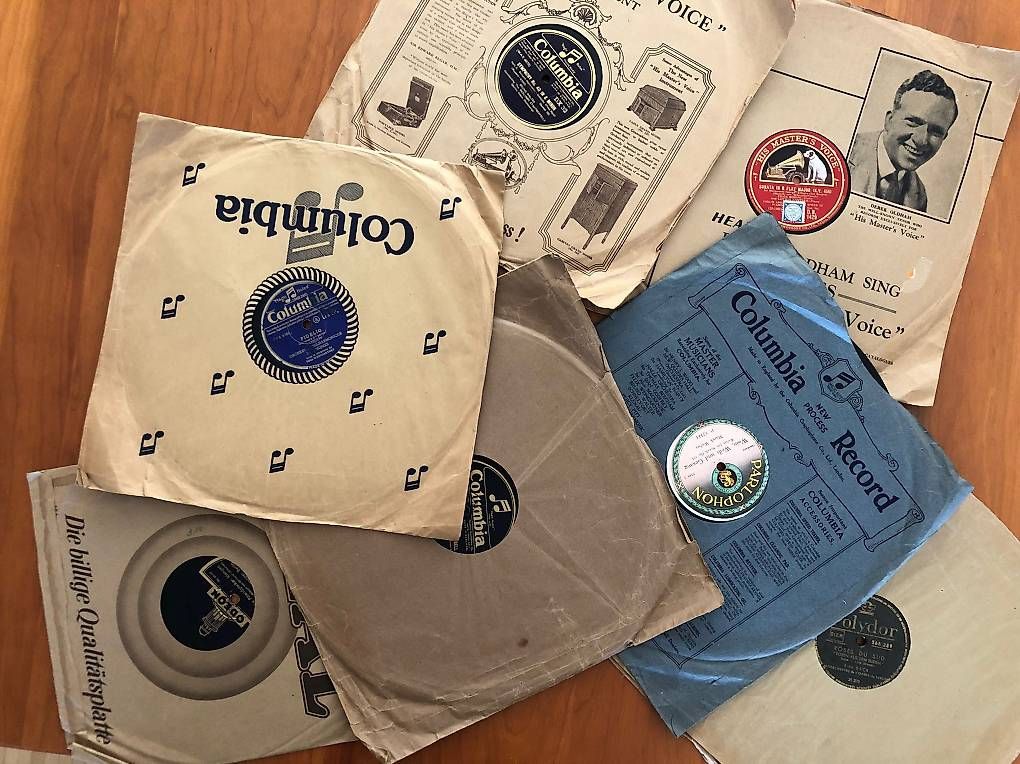 Tourne-disques: Grammophon mit Schellack-Platten – D'occasion à Wädenswil par coconut1289 3
