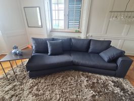 Minotti Sofa Hamilton, blau