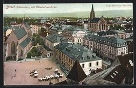 Basel, Steinenberg mit Elisabethenkirche