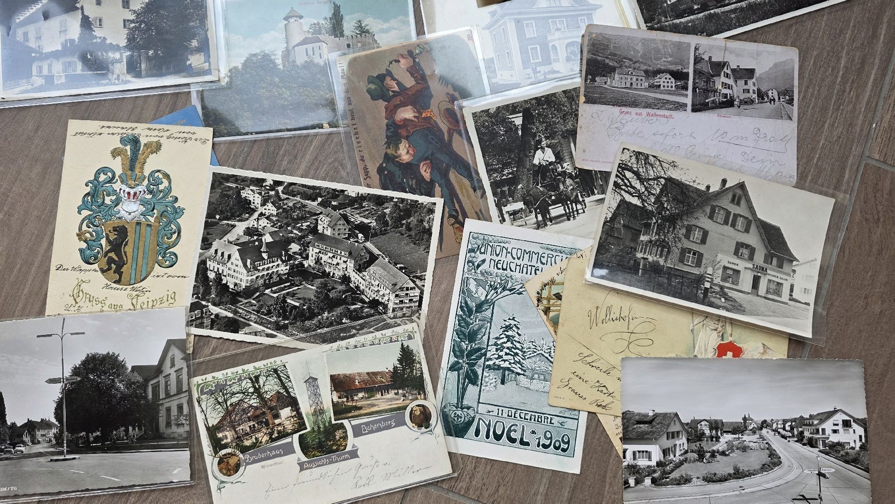 Cartoline postali: Schweizer Ansichtskarten ca 450 bis 500 st. mit Potenzial ! – Usato da Reichenburg venduto da ibiza18 9