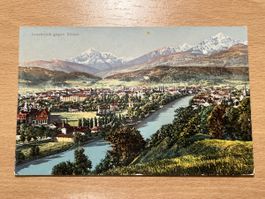 Alte Ansichtskarte von Innsbruck gegen Süden, Top Zustand!