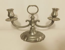 Vintage Kerzenständer Zinn Bossert Basel 1900er