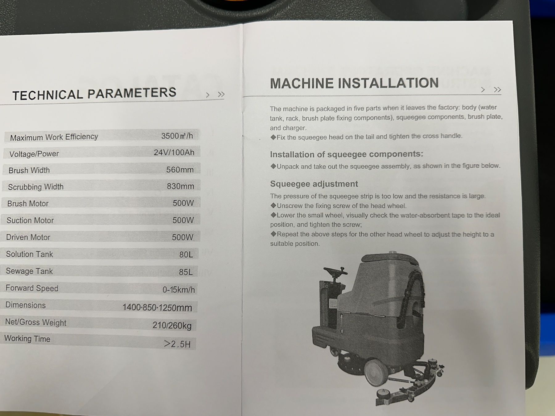 Tutte le macchine: Scheuersaugmaschine, neu und Originalverpackt – Nuovo e nell'imballaggio originale da Volketswil venduto da 450231 9