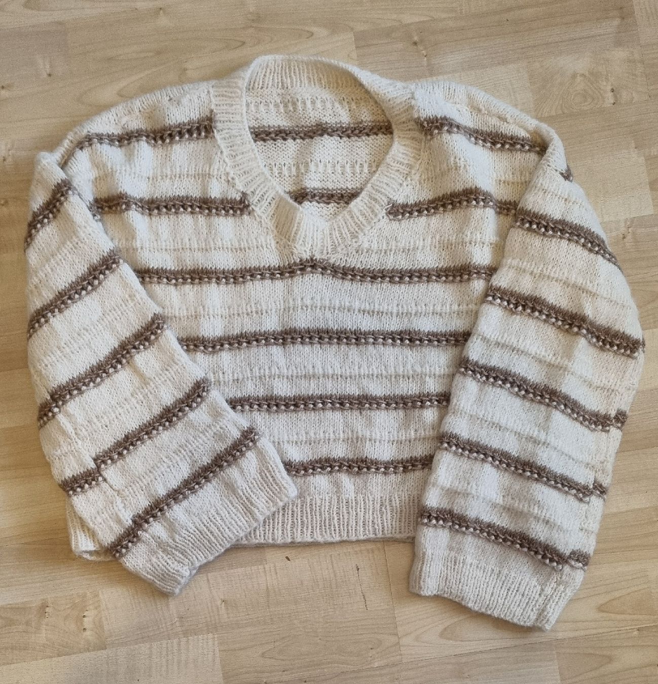 Pulls & Sweat-shirts: Cooler Strickpullover selfmade mit weiten Ärmeln, Gr S/M – Neuf (Voir description) à Oftringen par MalousAllerlei