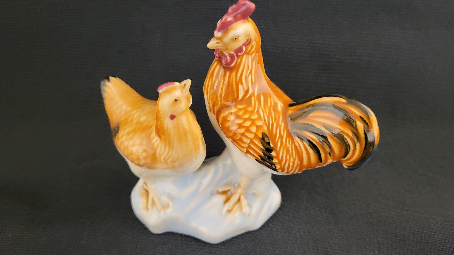 Figuren: Gockel mit Huhn CHINA – Gebraucht aus Basel von spinne02 1