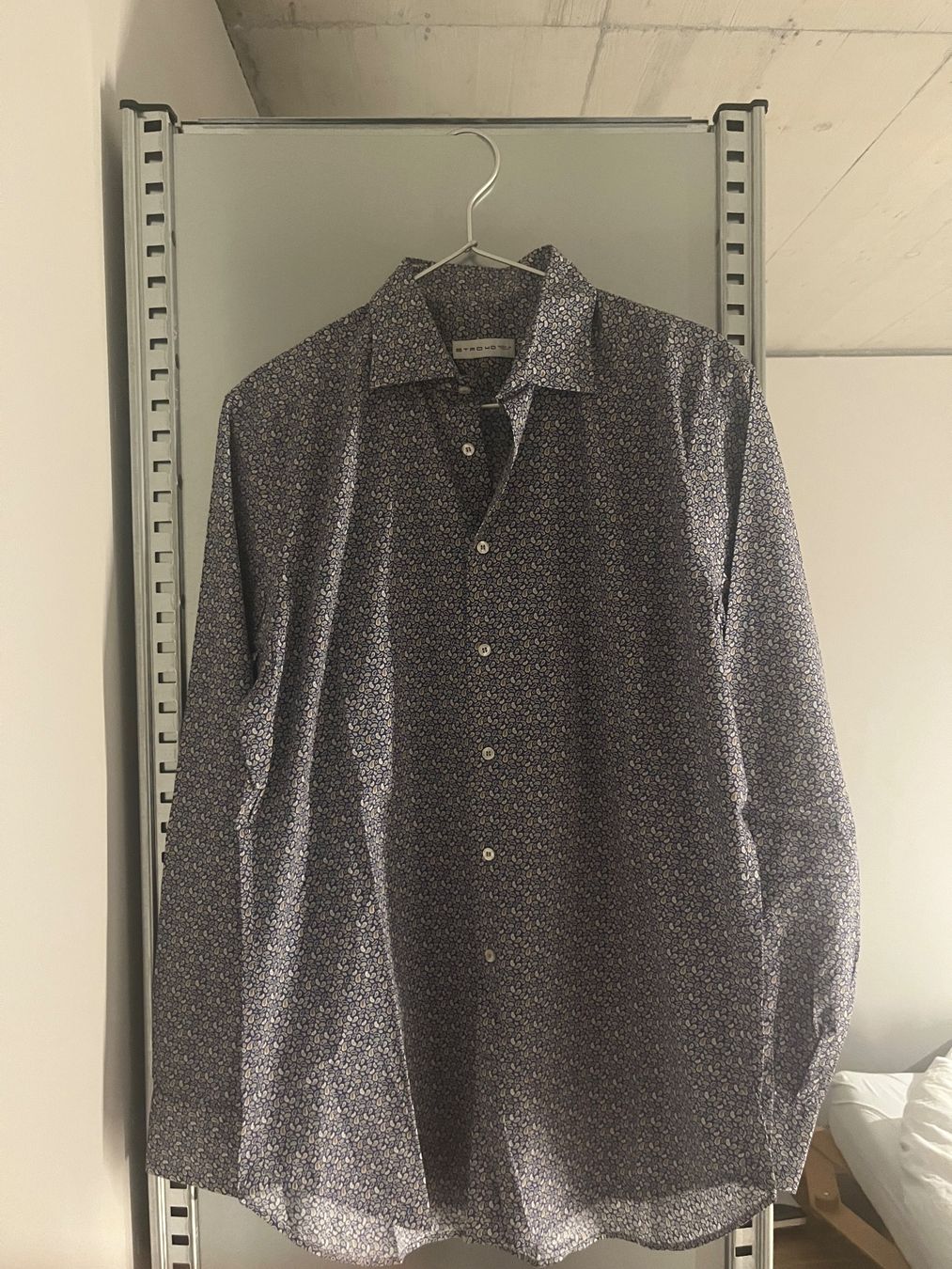 Etro Camicie: Etro Hemd, Grösse 40, blau mit Muster – Usato da Zürich venduto da winklesi