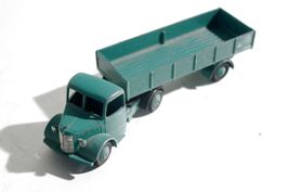 DINKY TOYS 521 Bedford Truck, grün, bespielt, Fehlteile