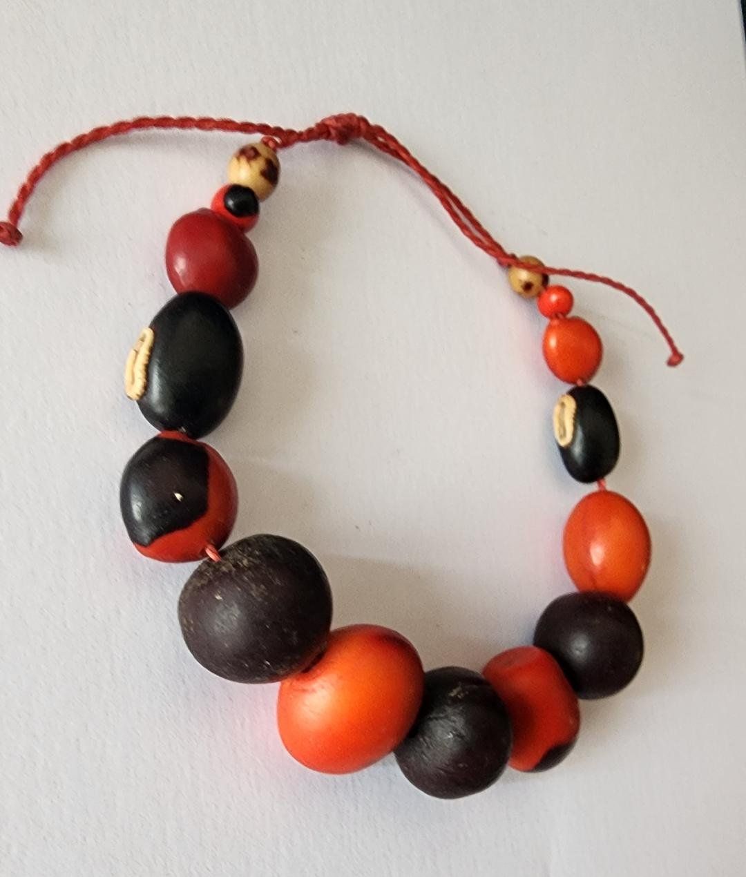 Armbänder & -reifen: 7 Charka Armkette mit Huayruro Glücksbringer Sammen – Neu (gemäss Beschreibung) aus Lima- Peru von Alpaka-Haus 4