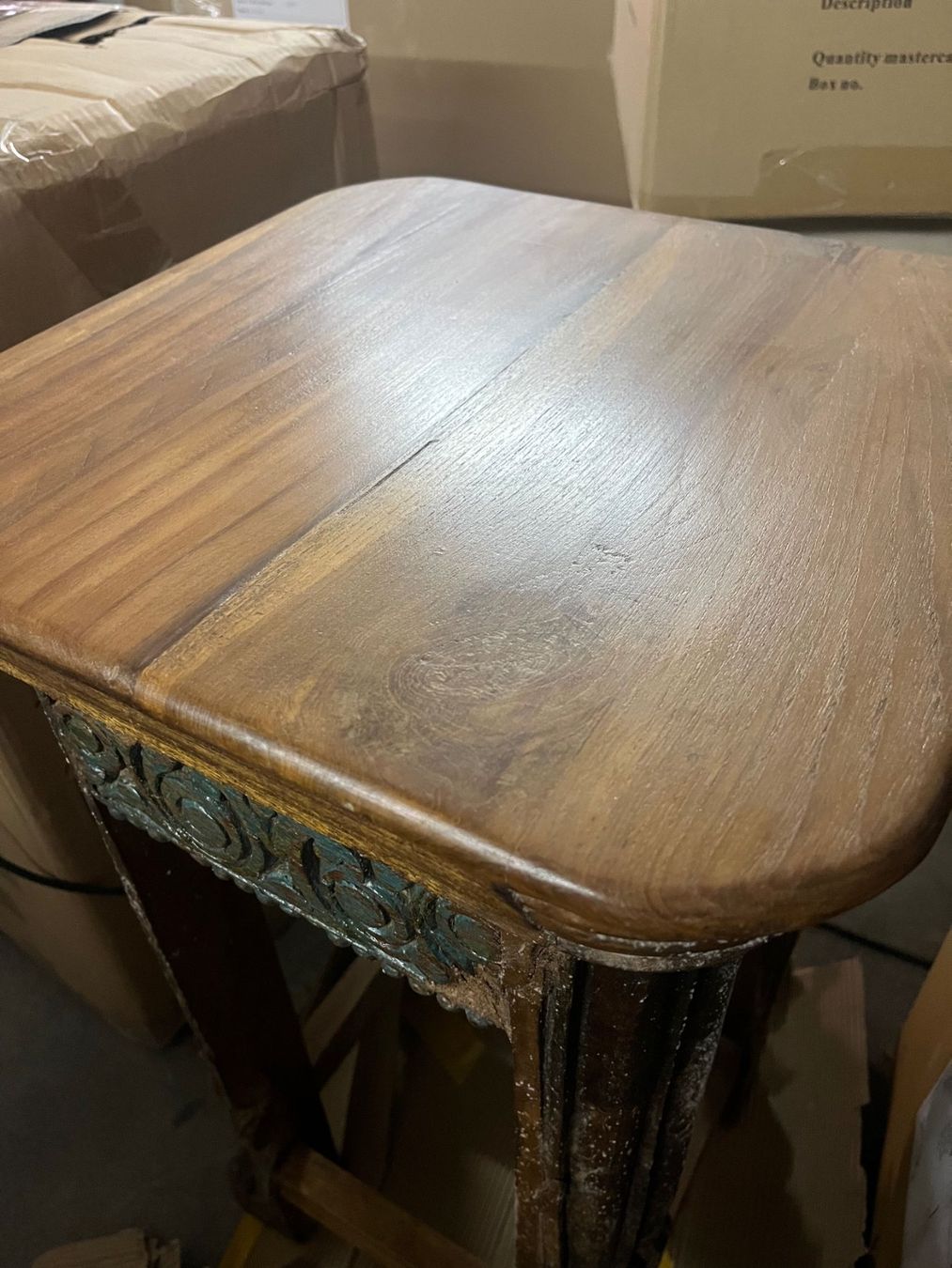 Tische: Hocker/ Beistelltisch aus Mangoholz – Neu (gemäss Beschreibung) aus Alpnachstad von ann_9vpm 3