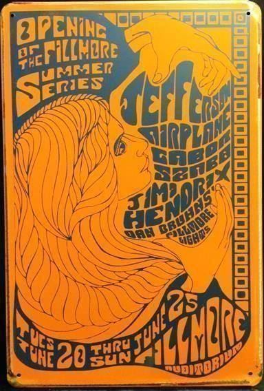 Insegne: Rusty Blechschild-FILLMORE SUMMER SERIES – Nuovo e nell'imballaggio originale da Rupperswil venduto da big-one-sale