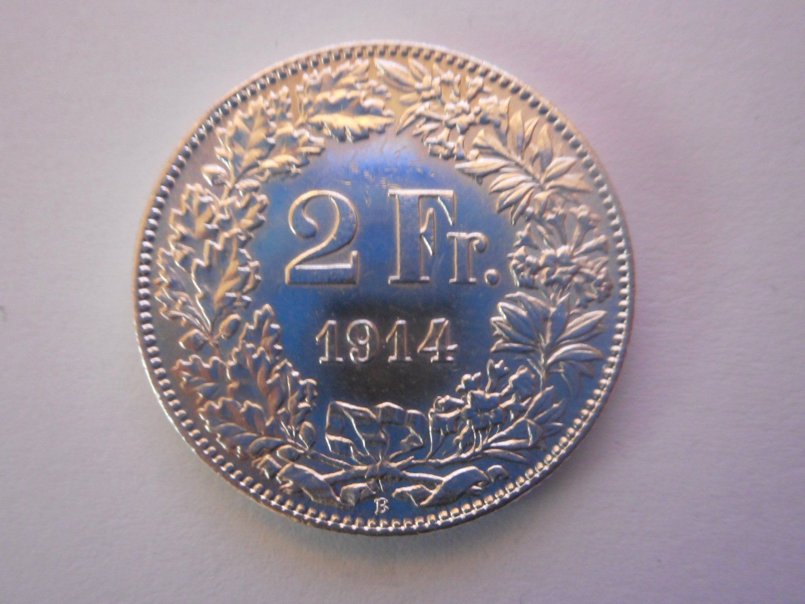 Tutti le monete: 2 Fr. 1914 silber unz/stgl – Nuovo (secondo la descrizione) da Kriegstetten venduto da pizlad2010 1