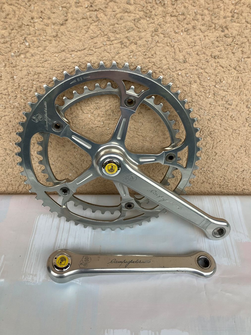Campagnolo Pezzi di ricambio: Campagnolo 50th Anniversary Kurbeln – Usato da Trimbach venduto da cendira