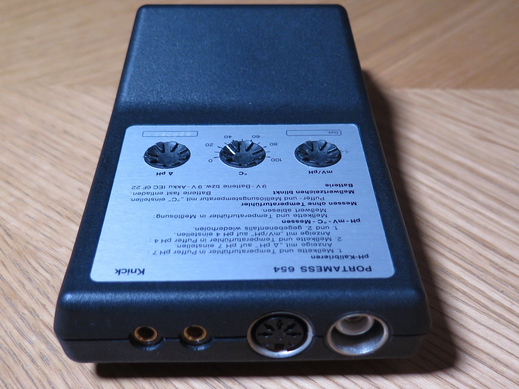 Misurare: Batterie-ph-Meter "Portamess 654" – Usato da Basel venduto da Deko1 4