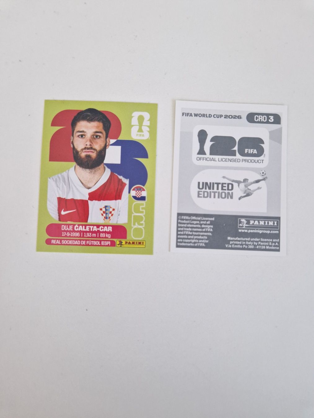 Panini Cartes à collectionner: Panini Sticker CRO3 – Neuf (Voir description) à Stüsslingen par white_angel86