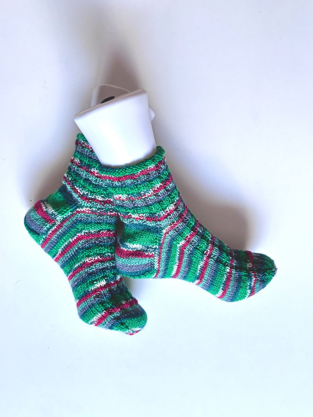 Calze: Weiche handgestrickte Socken, Grösse 37 – Nuovo e nell'imballaggio originale da Fislisbach venduto da handglismet 1