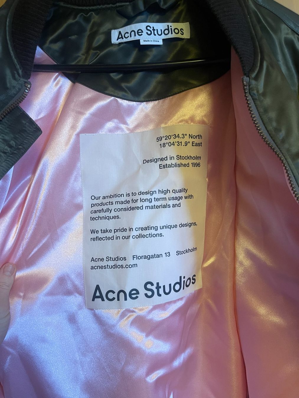Acne Studios Giacche: Acne Studios Bomberjacke – Nuovo (secondo la descrizione) da Saanen venduto da kac_92zp 2