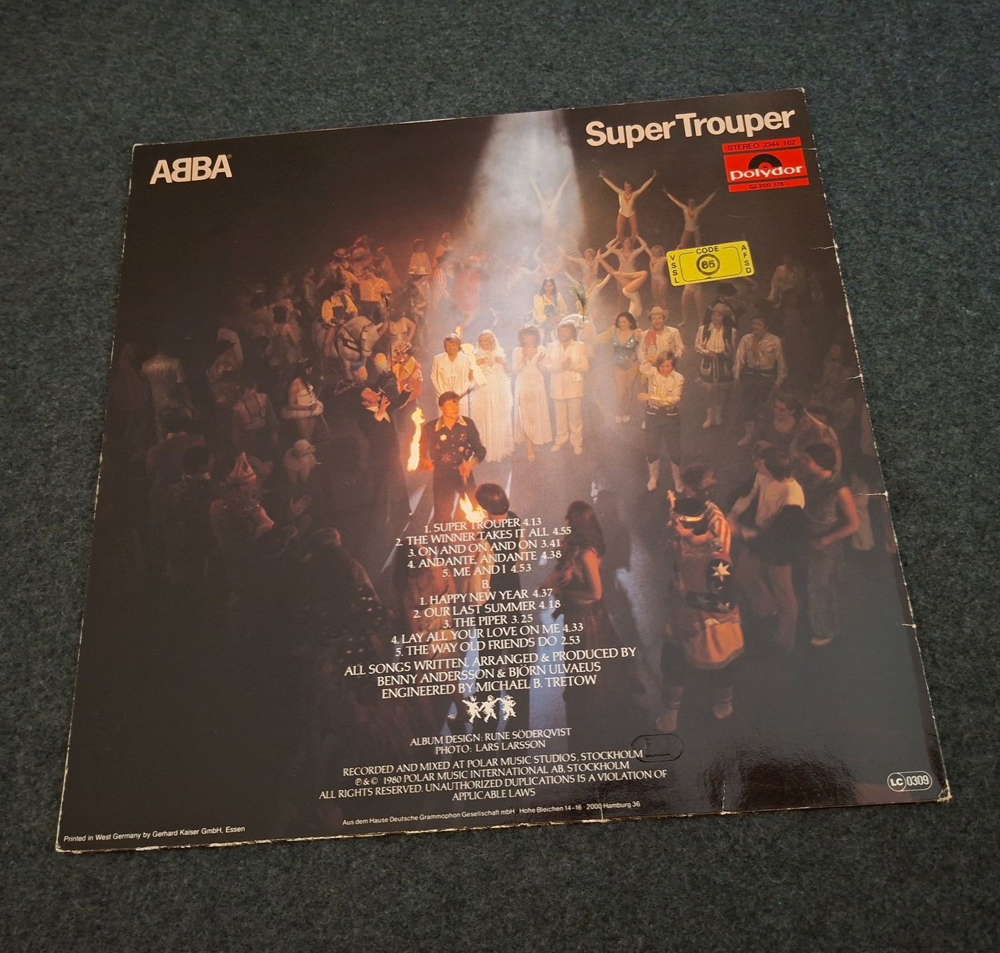 Dischi in vinile: ABBA, Super Trouper, LP – Usato da Merenschwand venduto da lea61 1