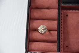 aussergewöhnlicher Ring mit 44 Brillanten