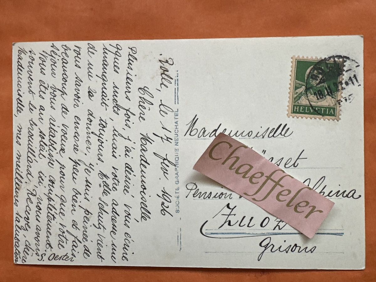 Ansichtskarten: 1927 3142 Rolle - Le Château  – Gebraucht aus Zürich von Chaeffeler 1