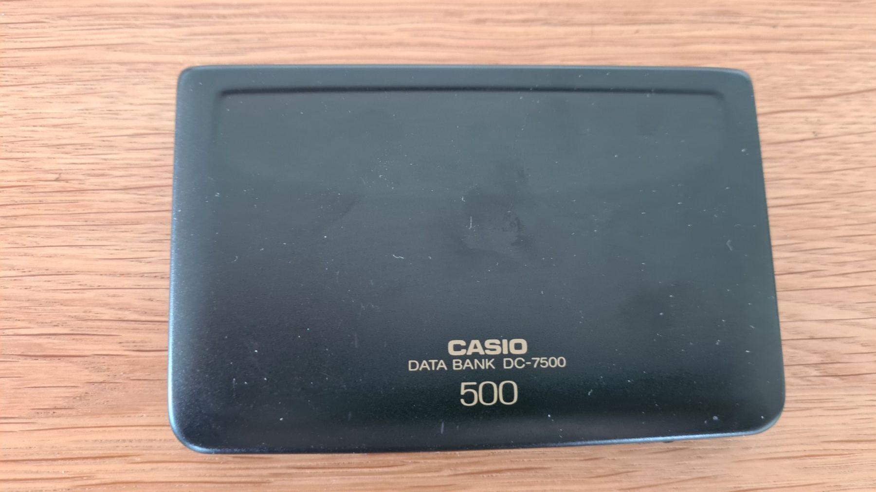 Casio Palmari: Vintage Casio Data Bank DC-7500 PDA – Usato da Winterthur venduto da stufaphi 3
