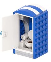 36-teiliges MOC Modell WC Toilette DIY Klemmbausteine Set