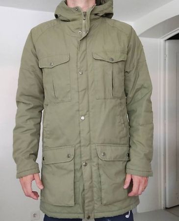 Fjällräven Jacke grün Kapuze Herren M's M